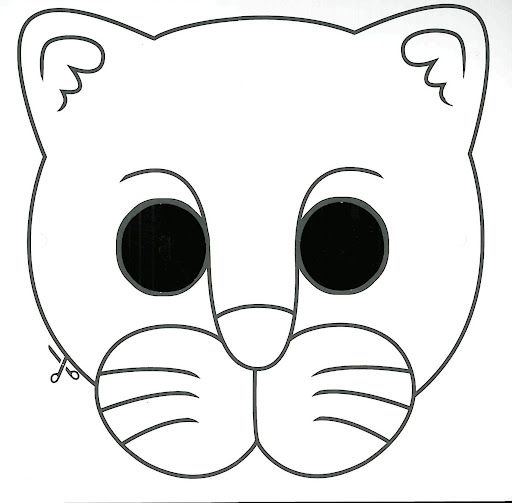 tiger mask template funnycrafts pre kindergarten christmas crafts