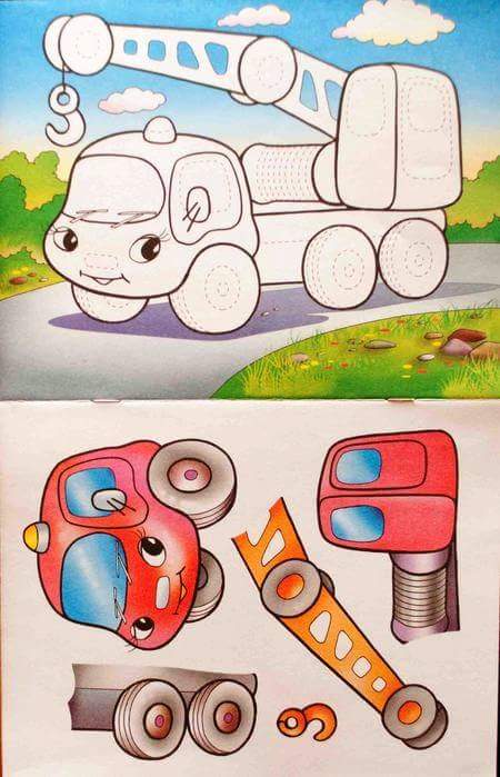 kindergarten worksheets art craft worksheets and vehicles (3) paste funnycrafts « cut