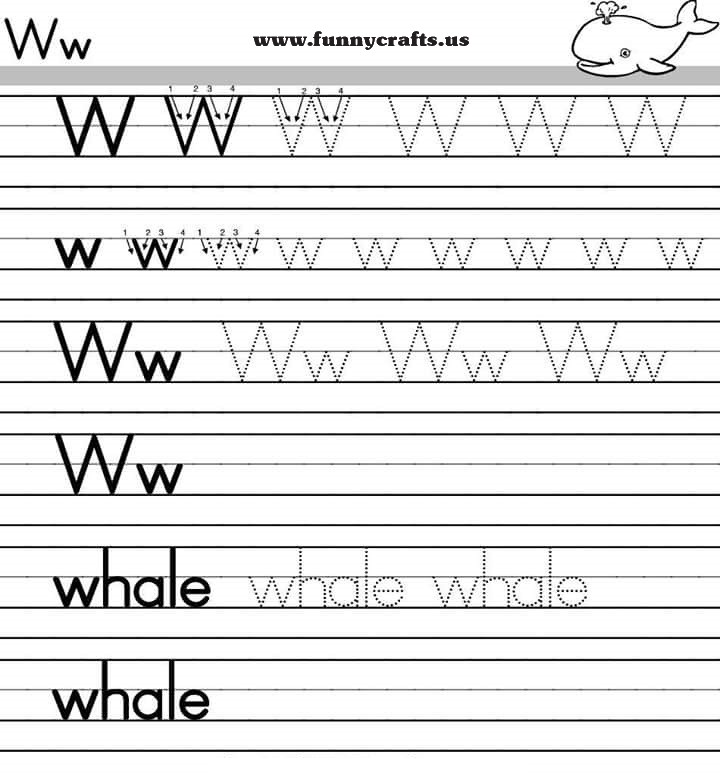 letterwhandwritingworksheetsforpreschooltofirstgrade « funnycrafts