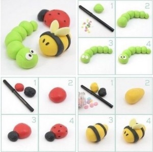 how_to_make_playdough_bee_caterpillar