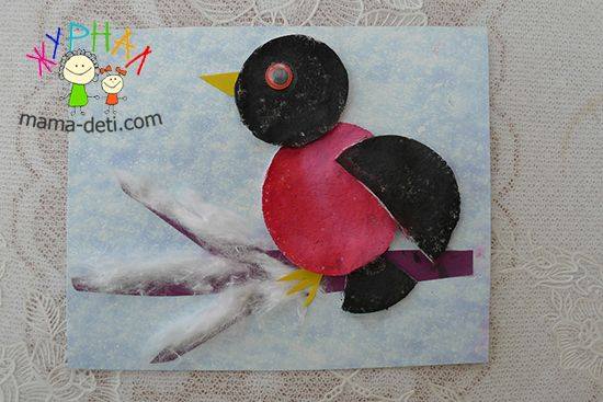 cotton_pad_bird_craft