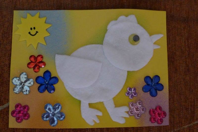 cotton_pad_funny_craft_ideas_for_preschoolers