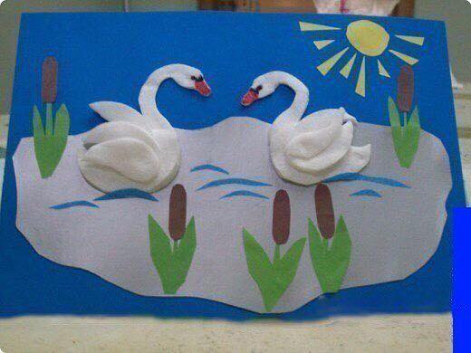 wonderful_swans_from_cotton_pads