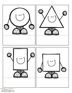 shapes coloring « preschool and homeschool