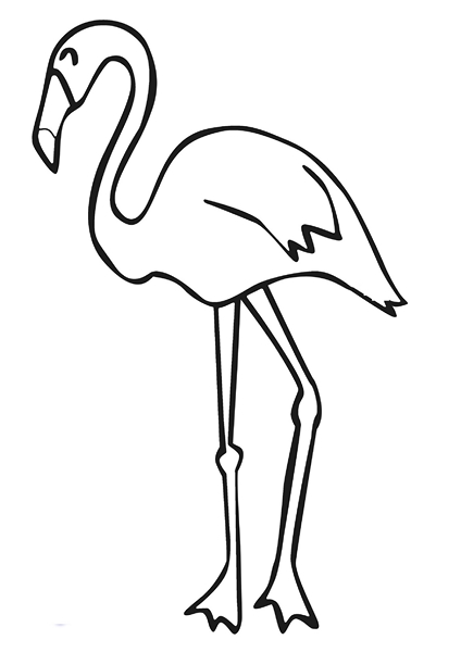 zoo coloring pages stork