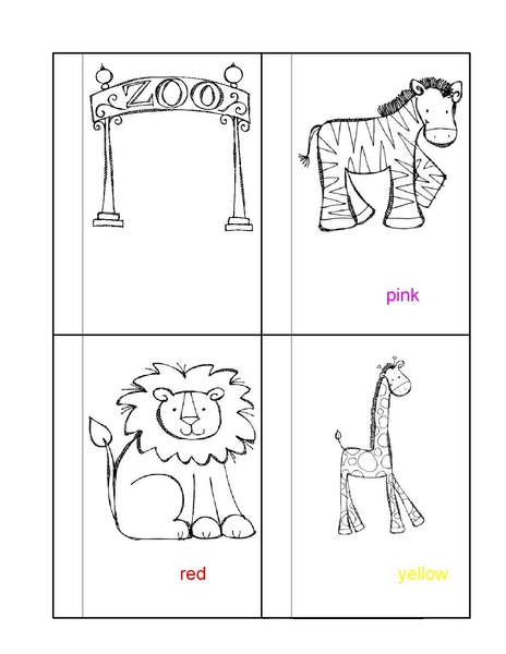 zoo coloring