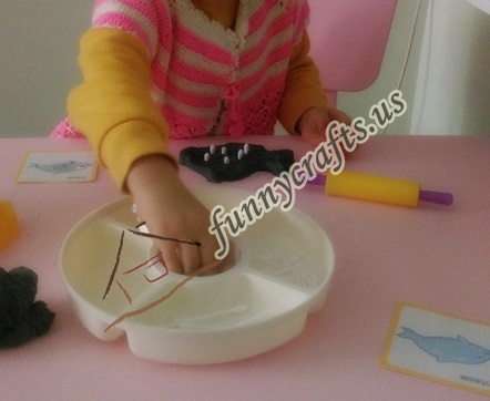 create x trays with play dough (4)