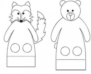 Finger Puppets Printables  funnycrafts