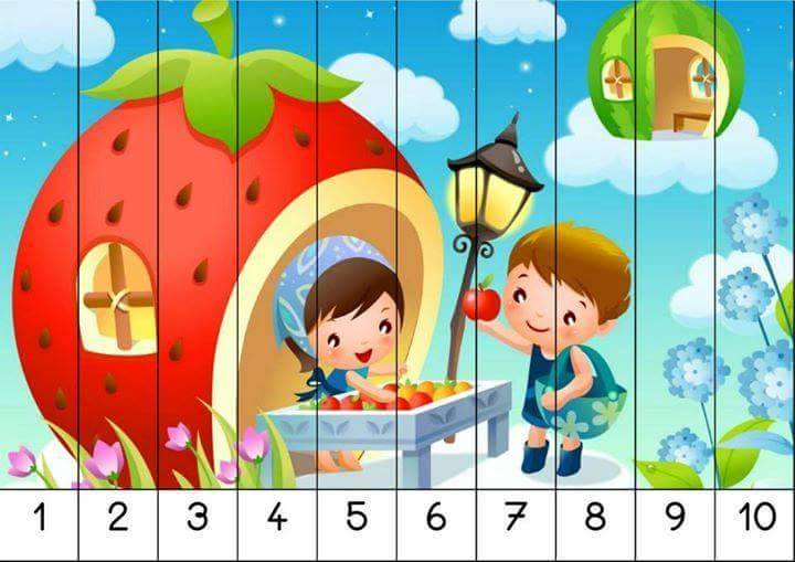 number 1 10 sequence puzzles 3 preschool and homeschool