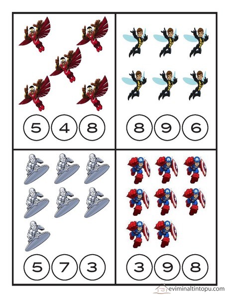 superheroes worksheets math preschool and homeschool