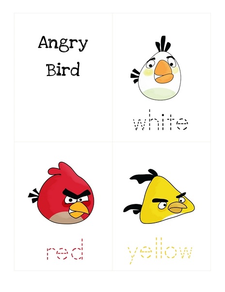 angry birds cards