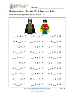 batman missing math activity « funnycrafts batman missing math activity « funnycrafts