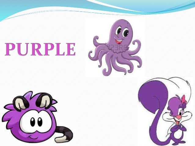 colors purple for kıds