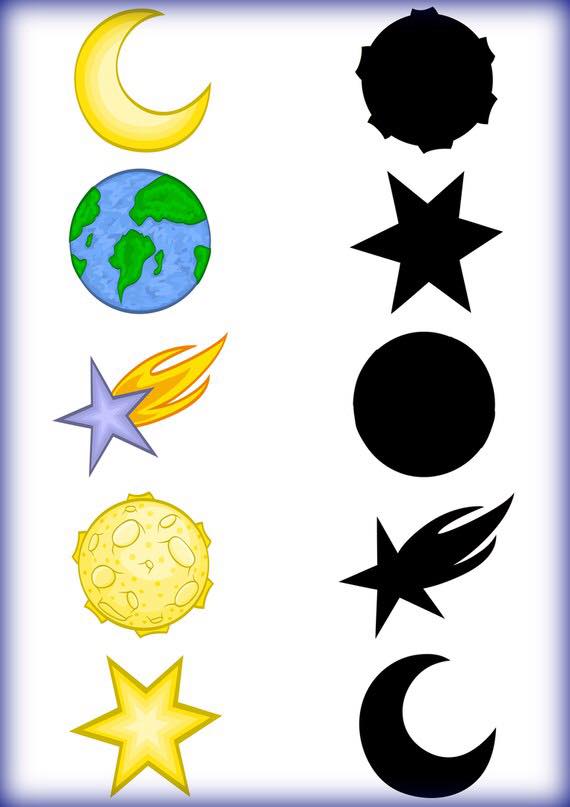 free books printable preschool « space funnycrafts matching shadow free books printable preschool « space funnycrafts matching shadow
