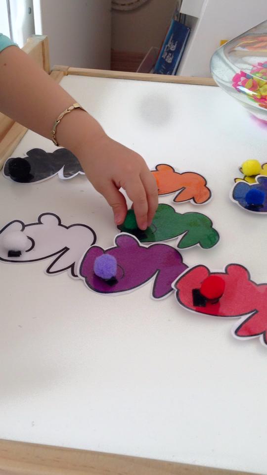 bunny tails color matching game for kids