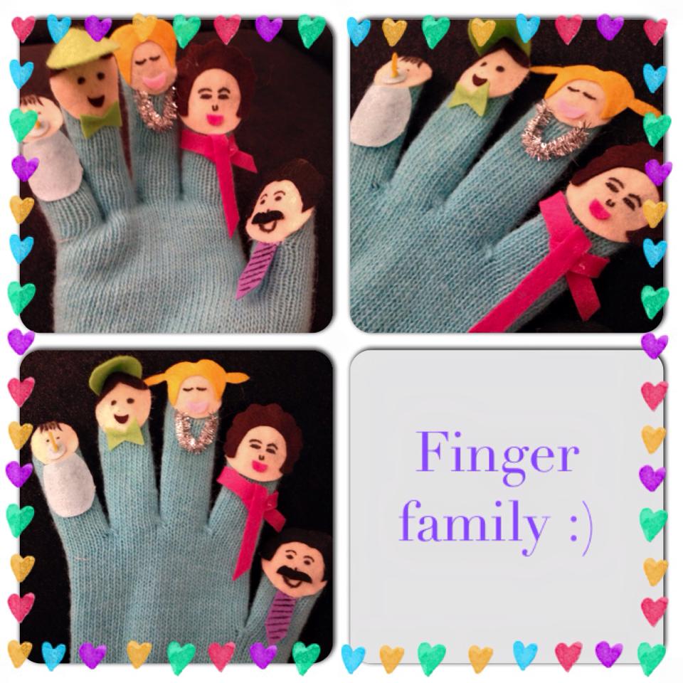 finger family amazing what you can do with an old pair of gloves