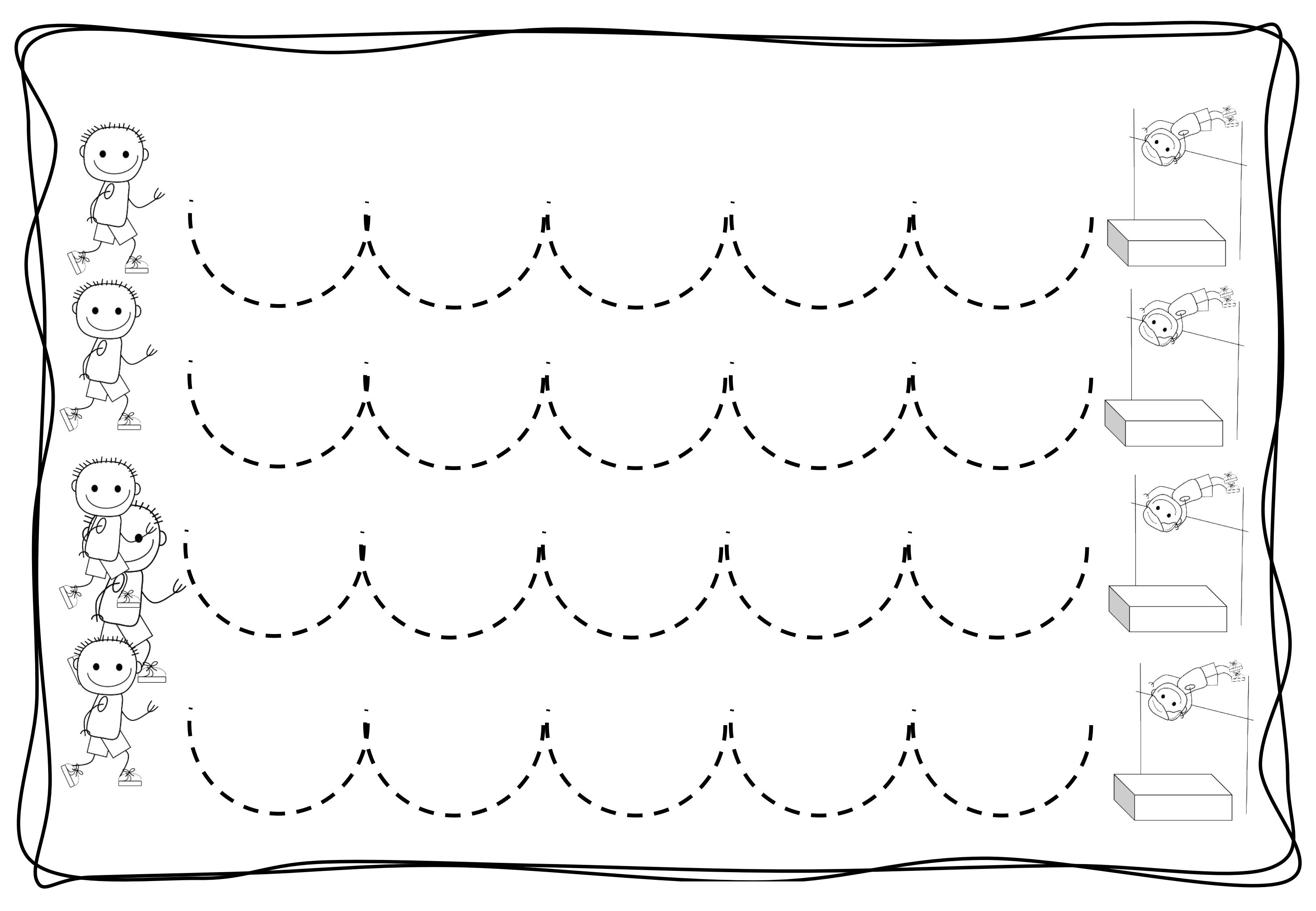Printable pre writing activities for preschoolers