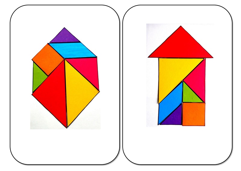 tangram shapes 2 preschool and homeschool christmas classroom door ideas