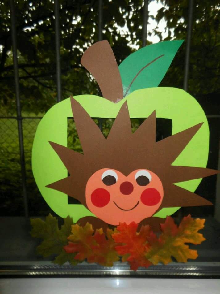 dıy hedgehog paper plate craft for kids (2)