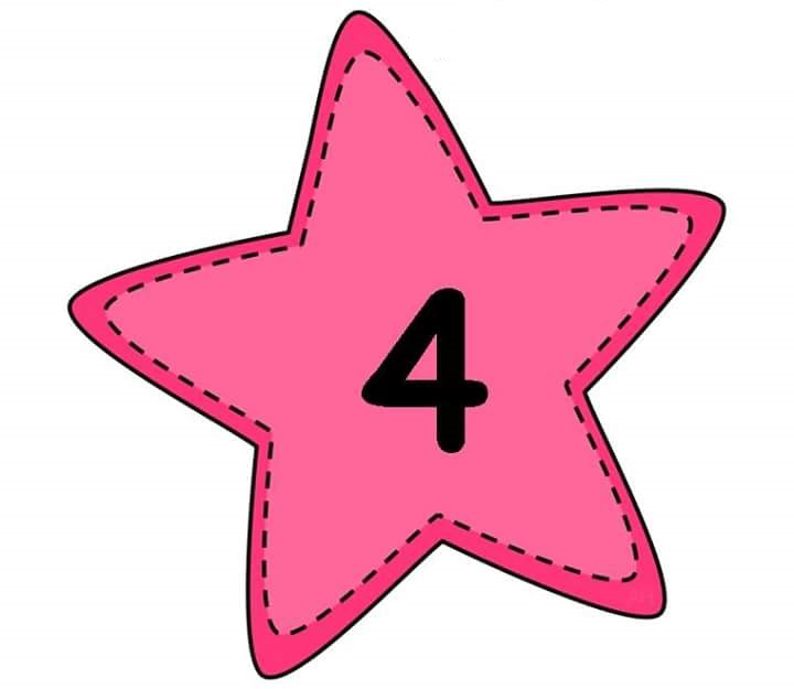 number flashcards with stars funnycrafts pinterest christmas door decorations classroom