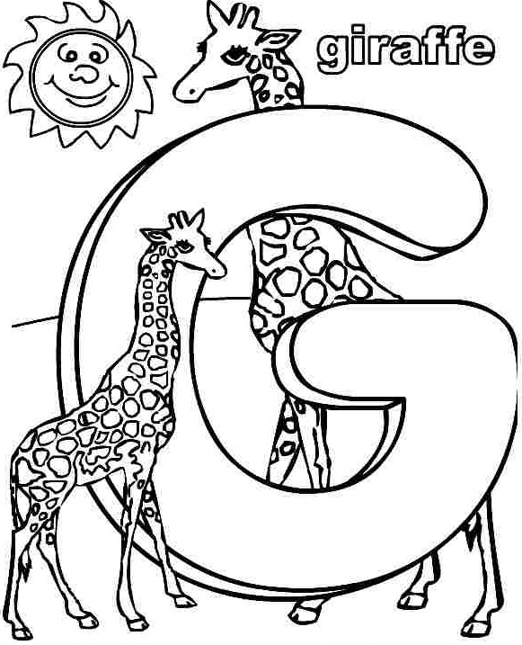 Download g-is-for-giraffe-coloring-page « Preschool and Homeschool