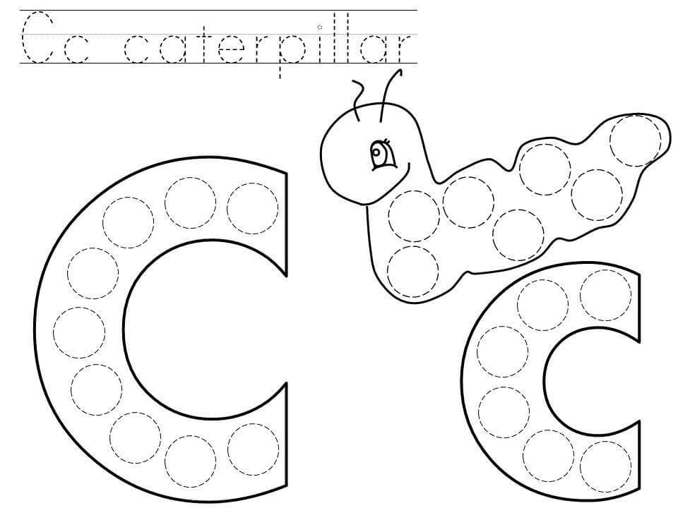 do-a-dot-letter-c-printable « Preschool and Homeschool