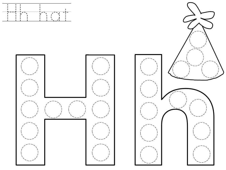 Dot Letter Printable Funnycrafts Alphabet Printables School Coloring Pages