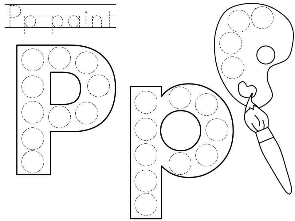 Do-a-dot-letter-p-printable « funnycrafts