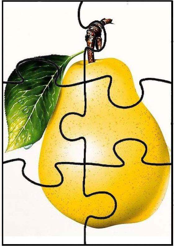 pear puzzle for kids