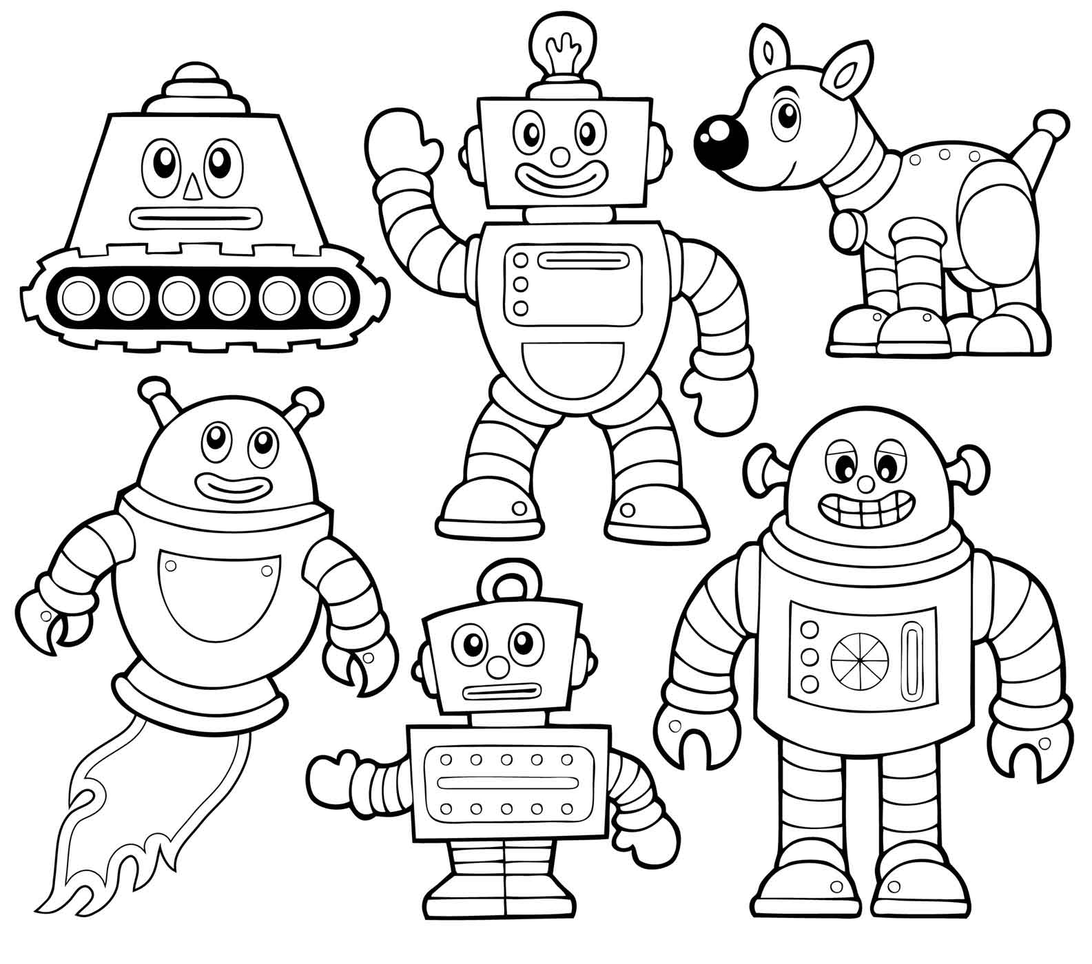 robot-coloring-pages-for-kids-17 « Preschool and Homeschool