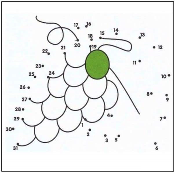grape dot to dot coloring pages preschool and homeschool christmas penguin coloring pages