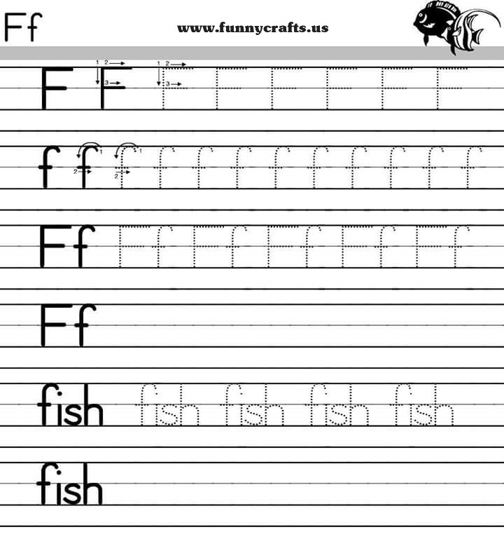 Letter-f-handwriting-worksheets-for-preschool-to-first 