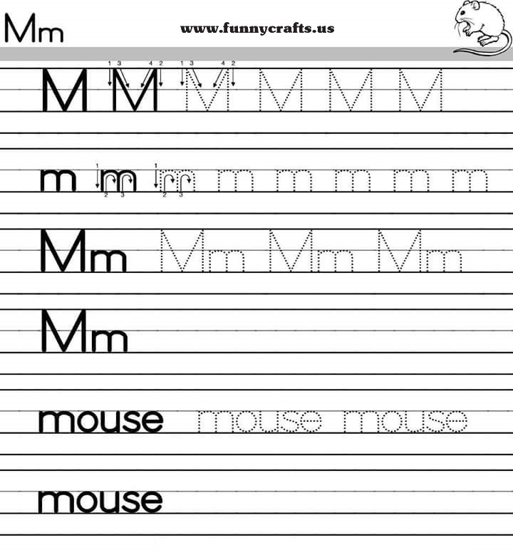 Letter-m-handwriting-worksheets-for-preschool-to-first 