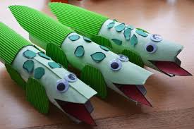 paper-roll-crocodile-craft-idea-1