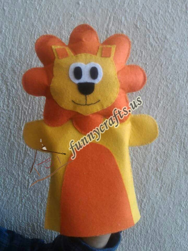 lion-puppet-craft