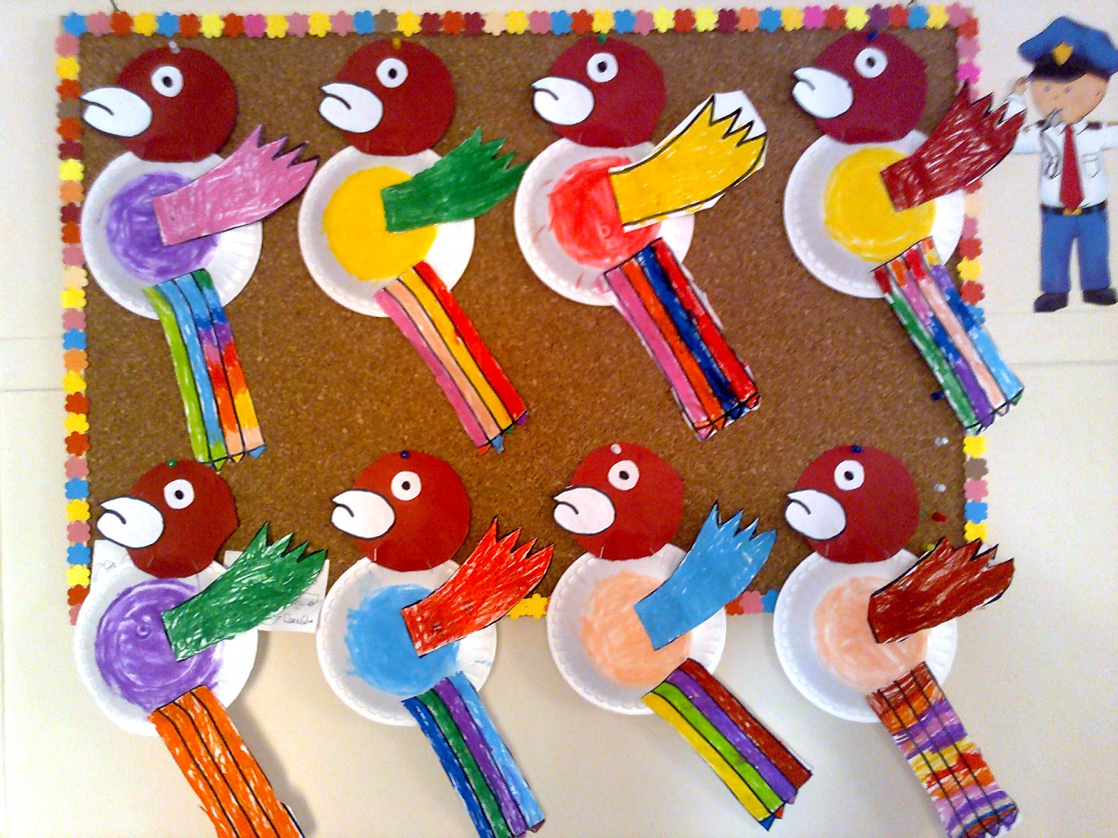 paper-plate-bird-bulletin-board-idea