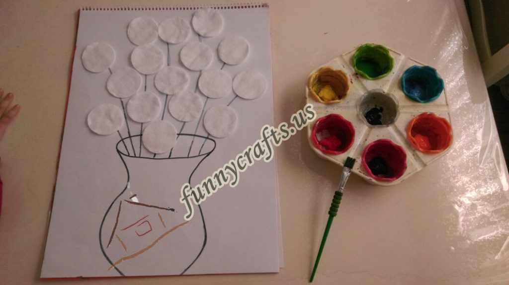 cotton-pads-flower-art-idea-step-1-1