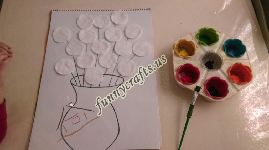 cotton-pads-flower-art-idea-step-1-2