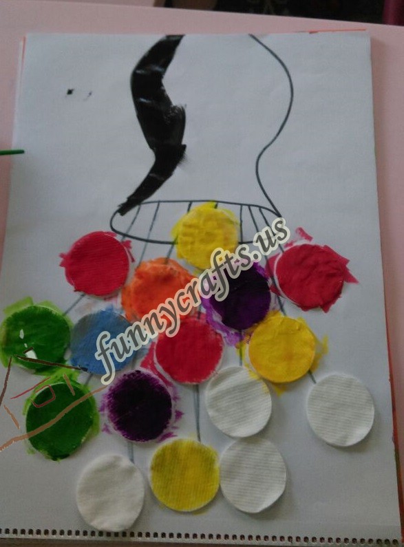 cotton-pads-flower-art-idea-step-8
